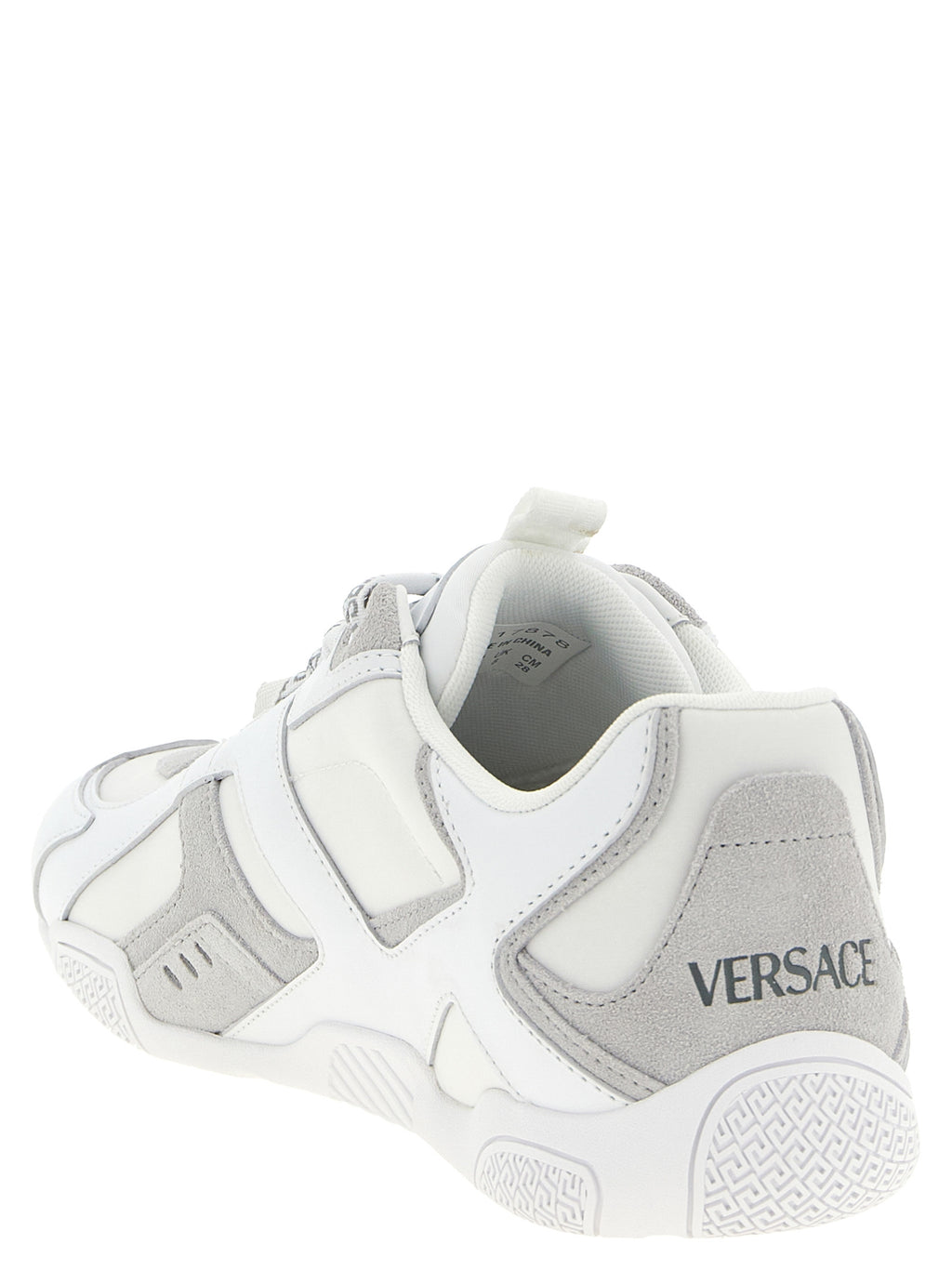 White Calfskin Athletic Sneakers