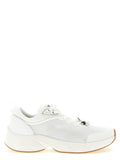 White Tencel Athletic Sneakers