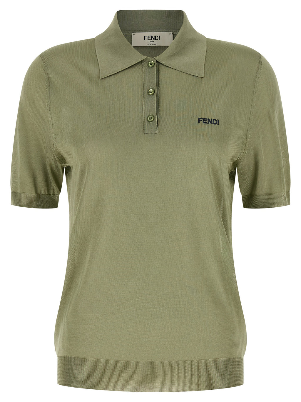 Bicolor Viscose Polo Shirt