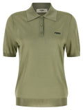 Bicolor Viscose Polo Shirt