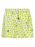 Multicolor Silk Bermuda Shorts