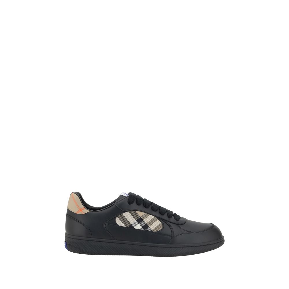 Black Calf Leather Bos Taurus Low Top Sneakers