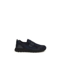 Blue Calf Leather Bos Taurus Athletic Sneakers