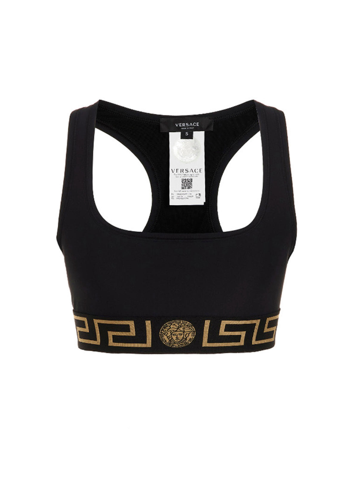 Black Polyamide Sport Bra