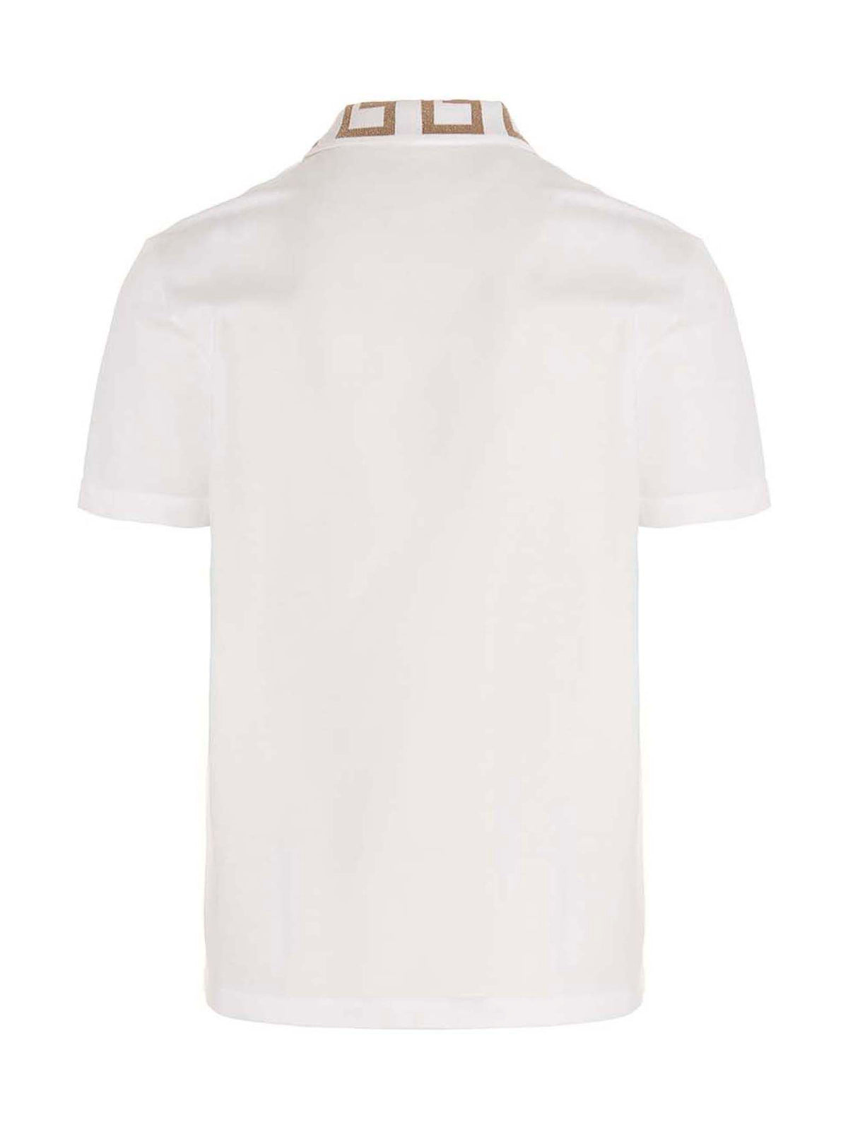 White Cotton Polo Shirt