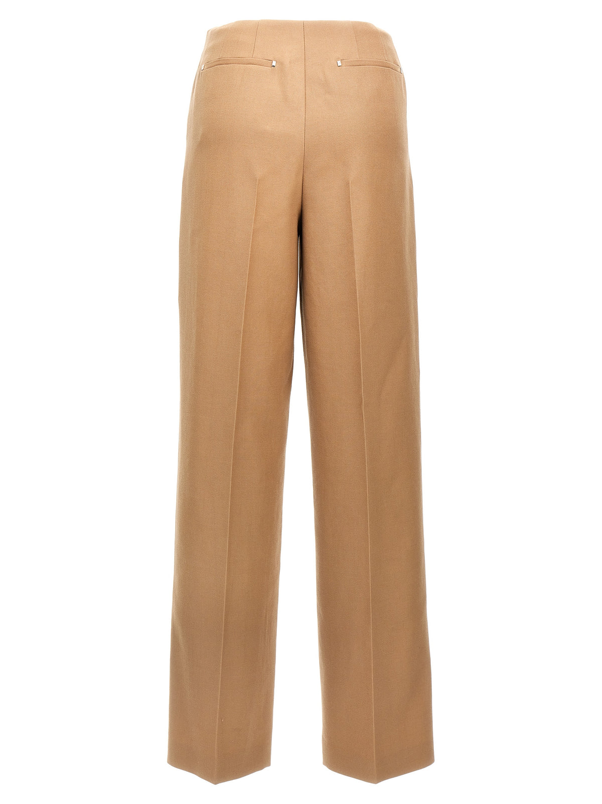 Beige Wool Dress Pants