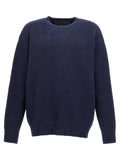 Blue Wool Cardigan