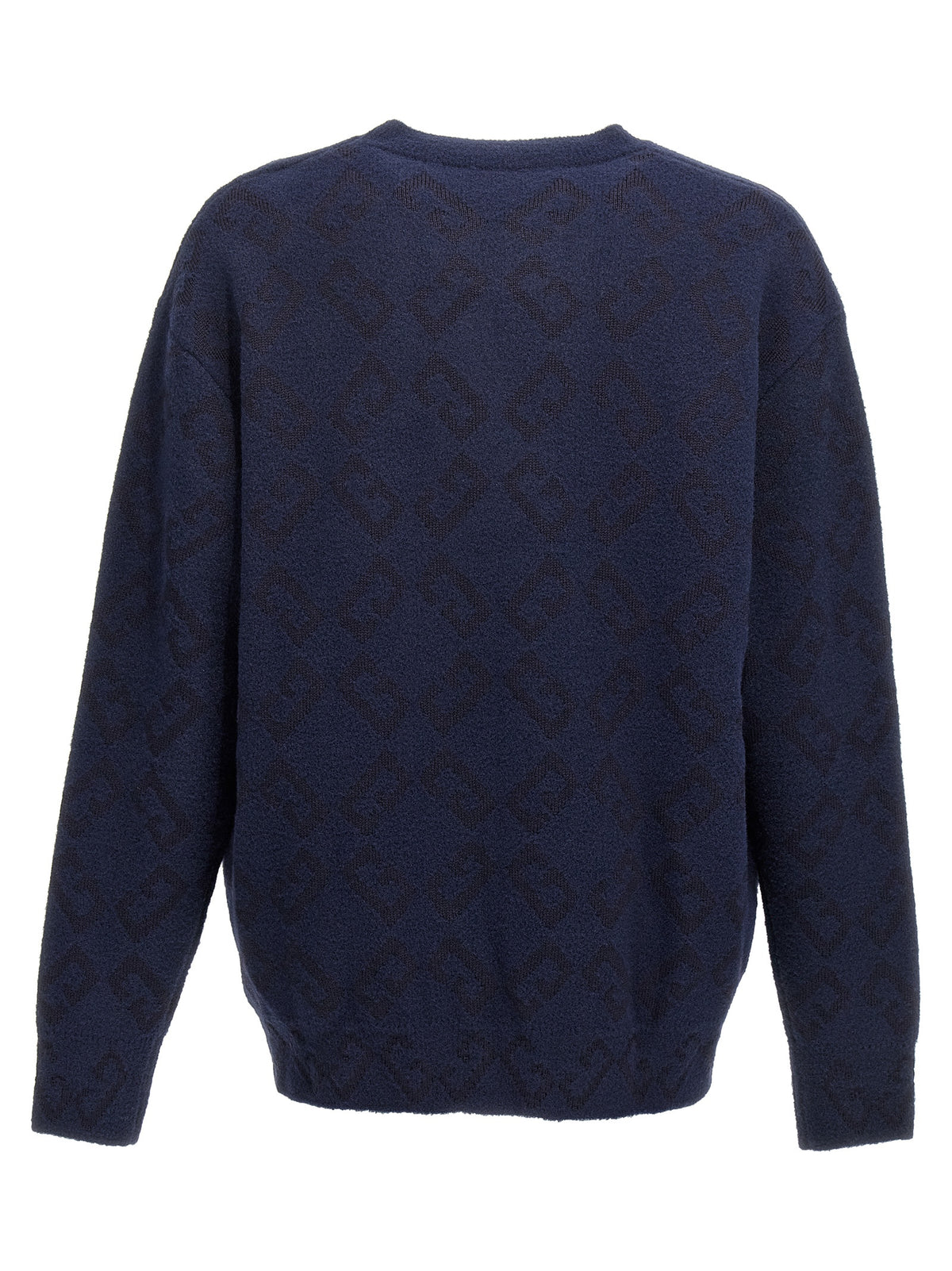 Blue Wool Cardigan