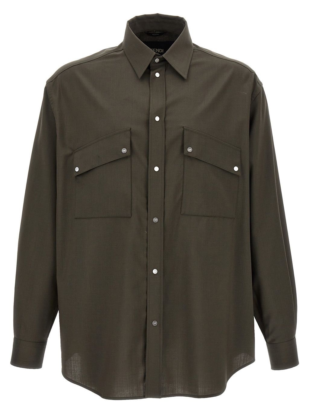 Bicolor Wool Blouse