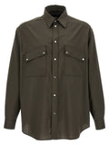 Bicolor Wool Blouse