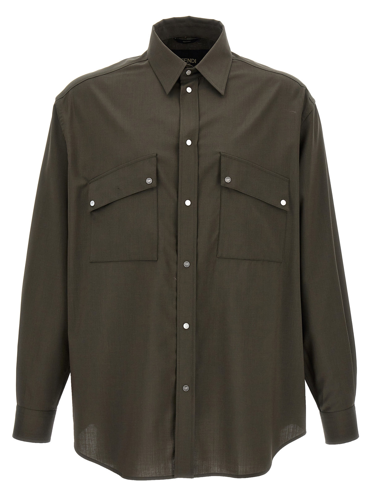Bicolor Wool Blouse