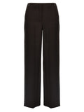 Purple Virgin Wool Dress Pants