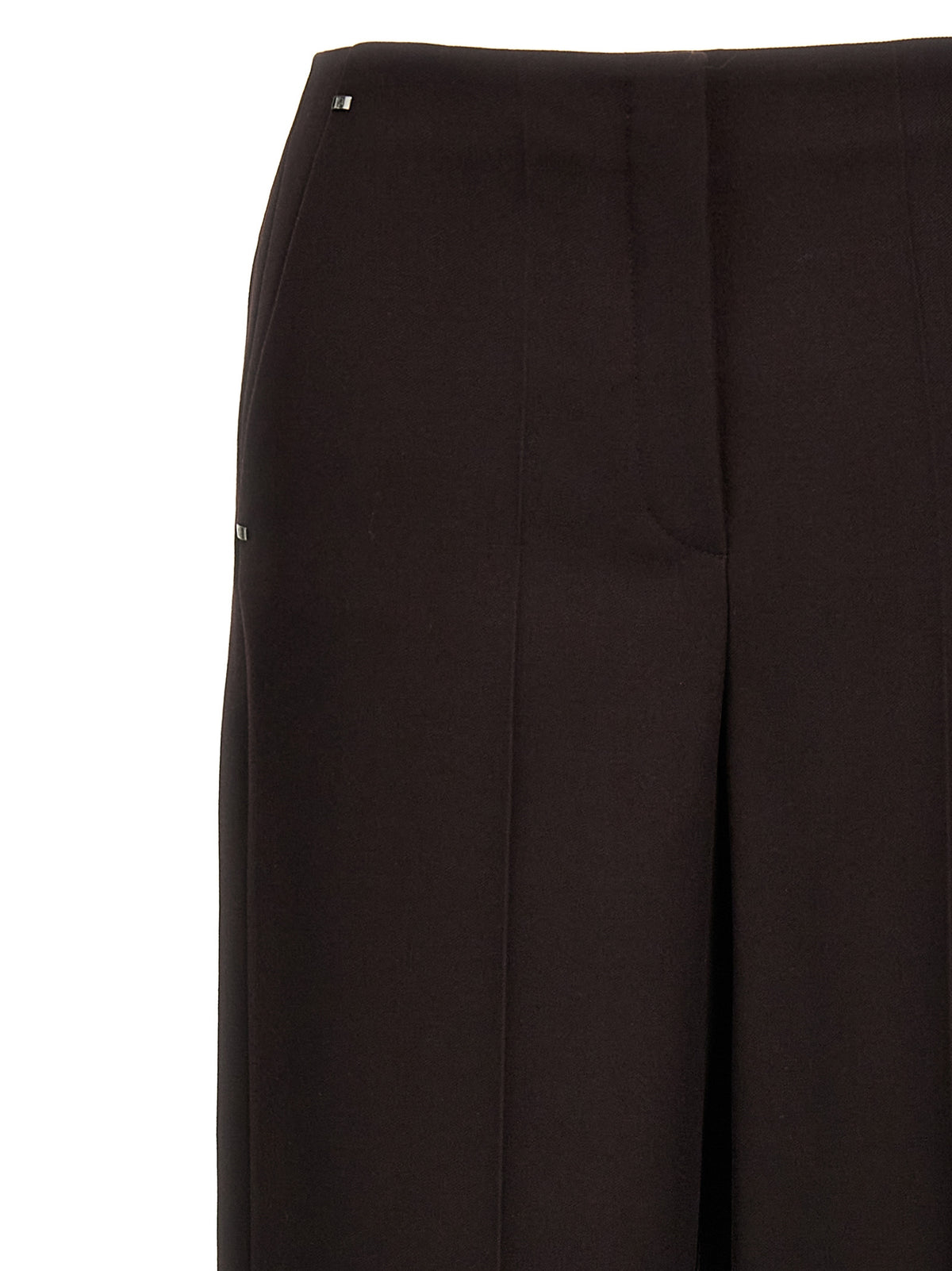 Purple Virgin Wool Dress Pants