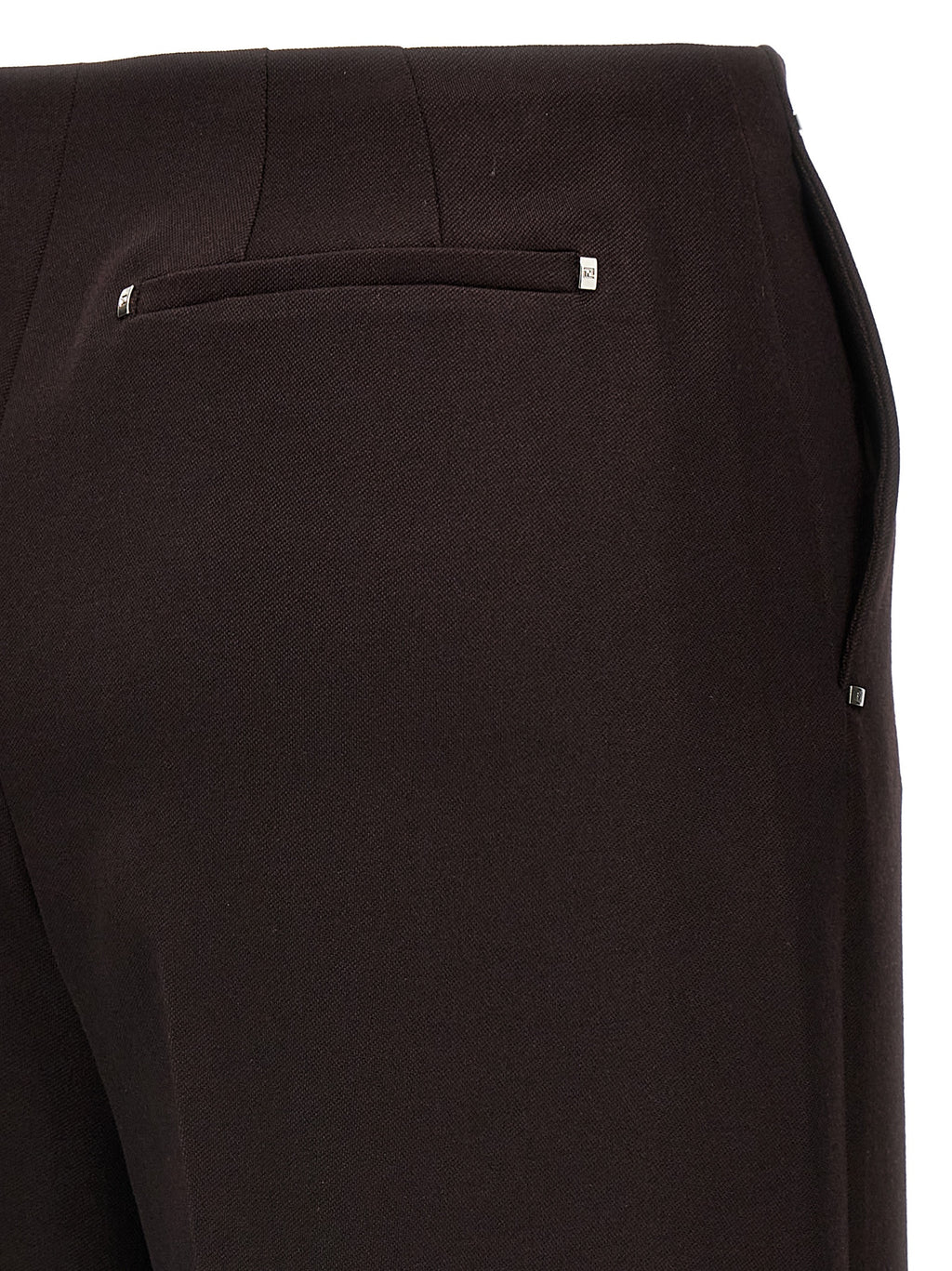 Purple Virgin Wool Dress Pants