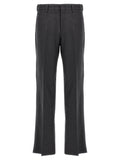 Gray Cashmere Casual Pants