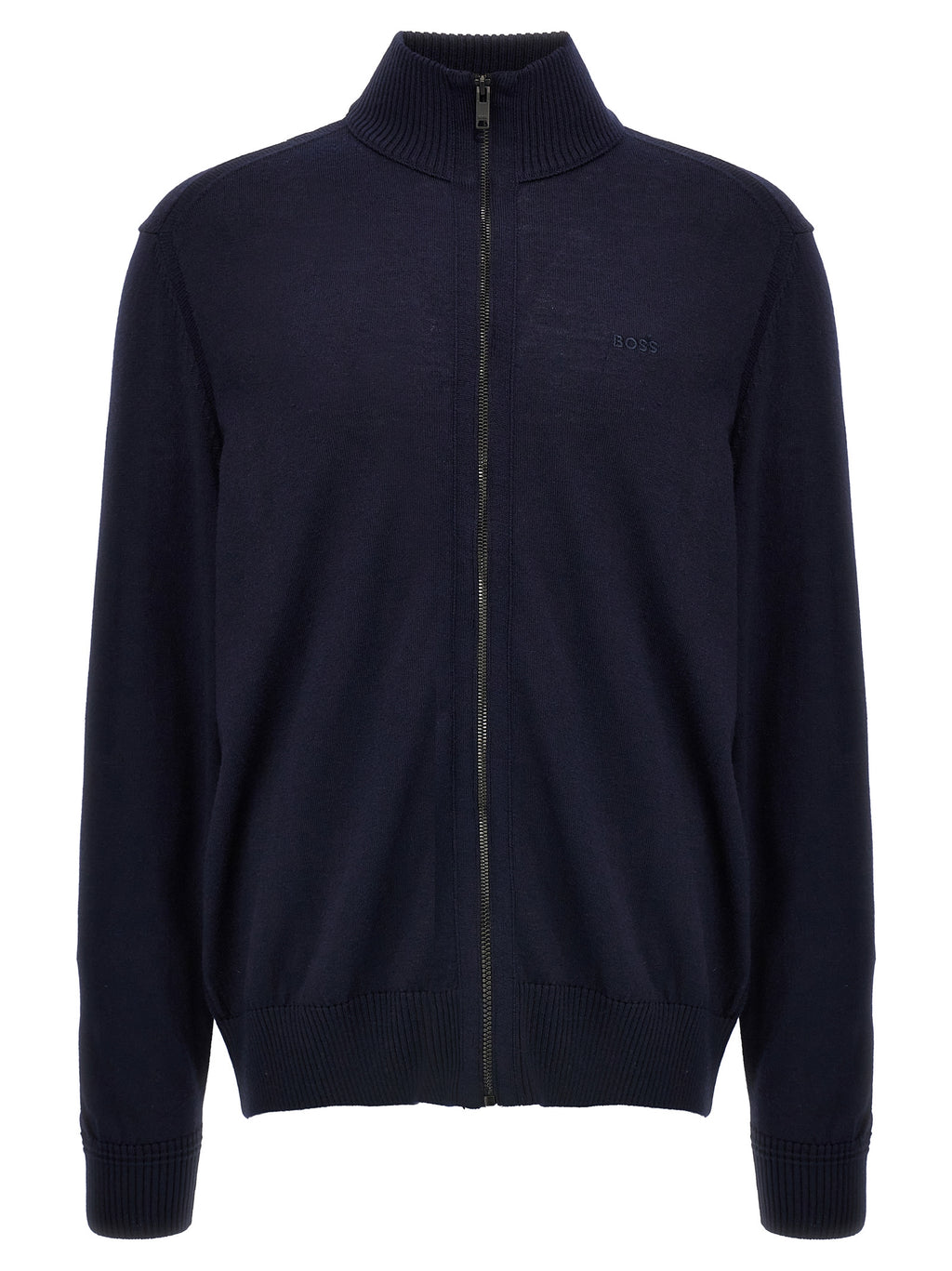 Blue Wool Cardigan