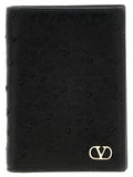 Black Ostrich Skin Cardholder