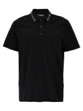 Black Cotton Polo Shirt