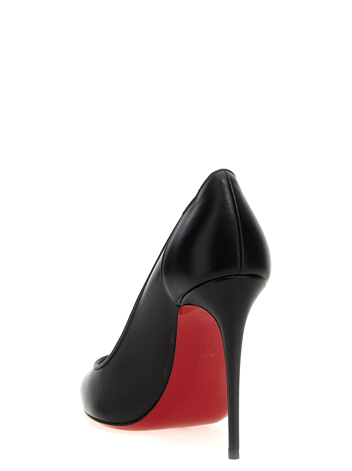 Black Napa Leather / Calf Bos Taurus High Heel Pumps