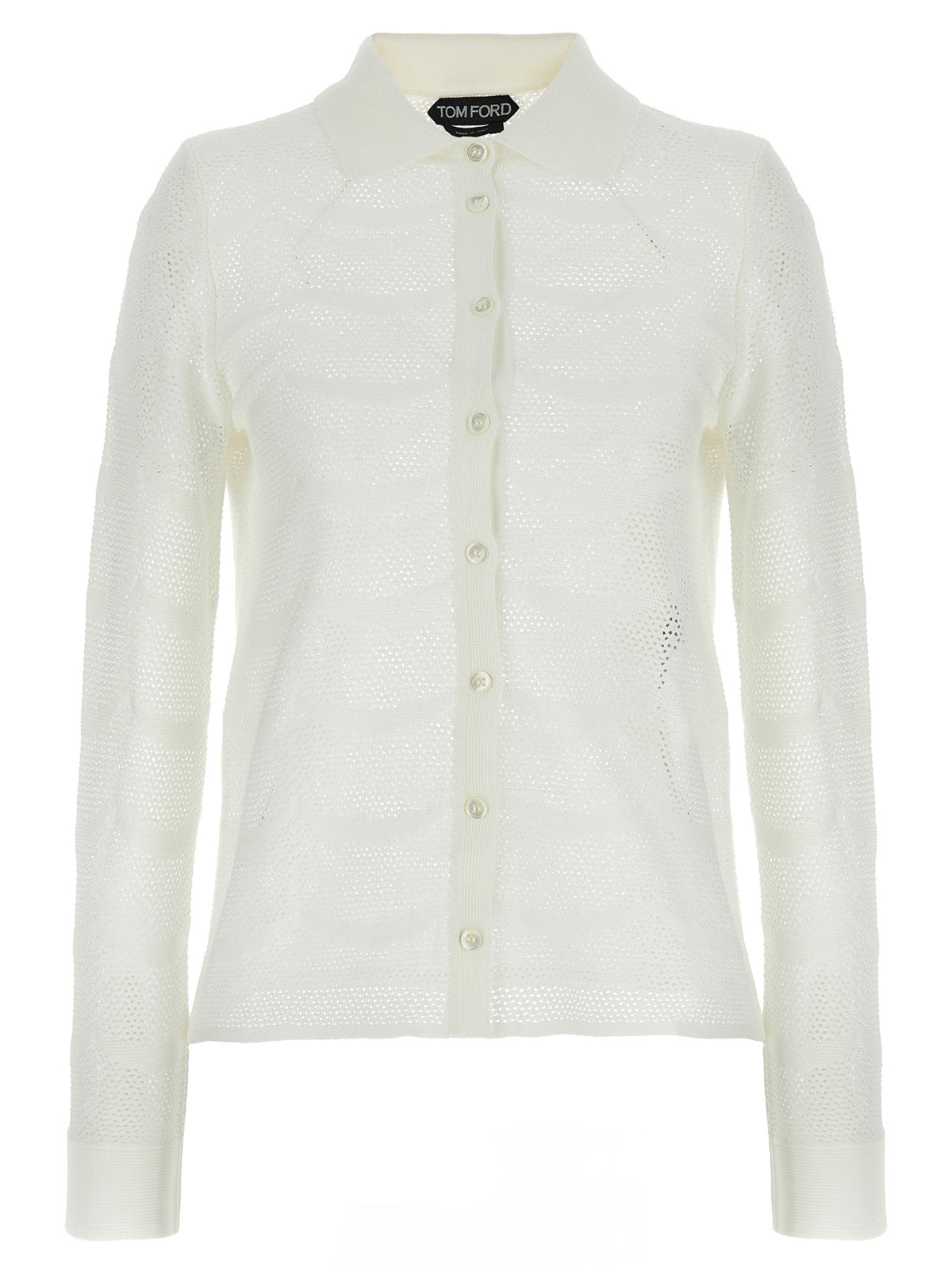 White Cotton Cardigan