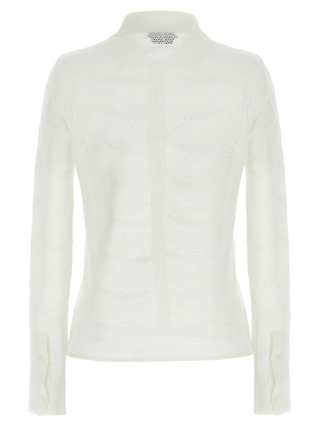 White Cotton Cardigan