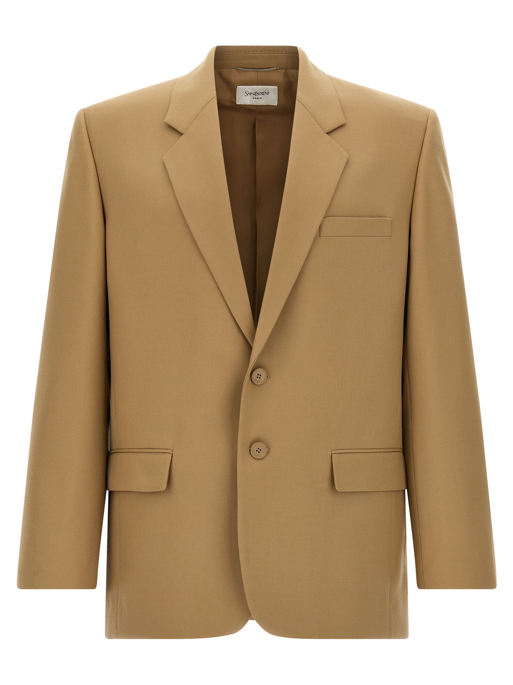 Beige Wool Blazer