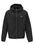 Black Polyester Shell Jacket