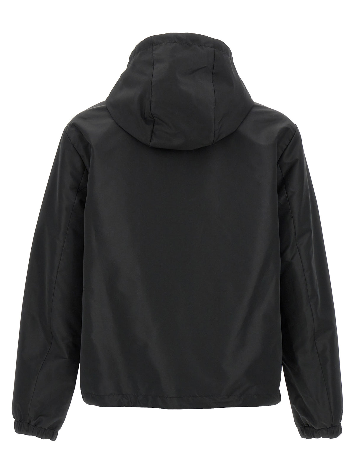 Black Polyester Shell Jacket