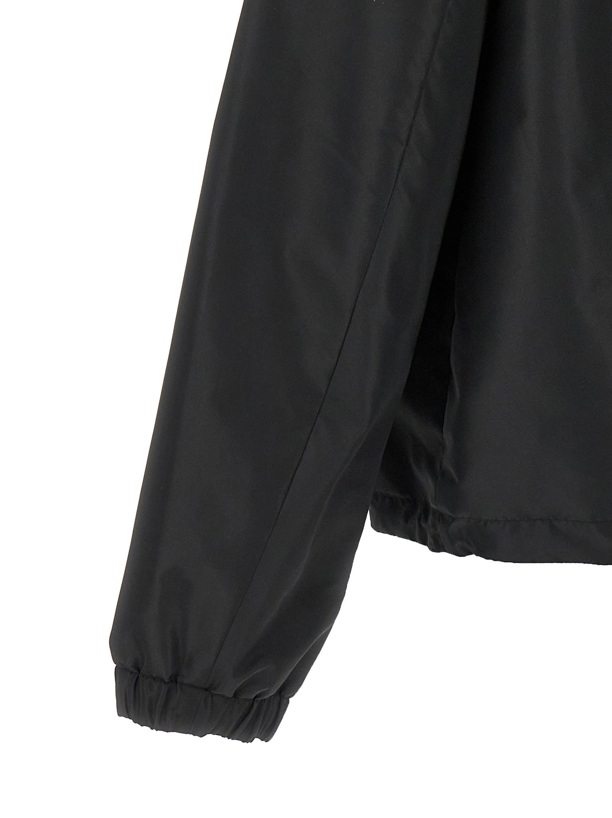 Black Polyester Shell Jacket