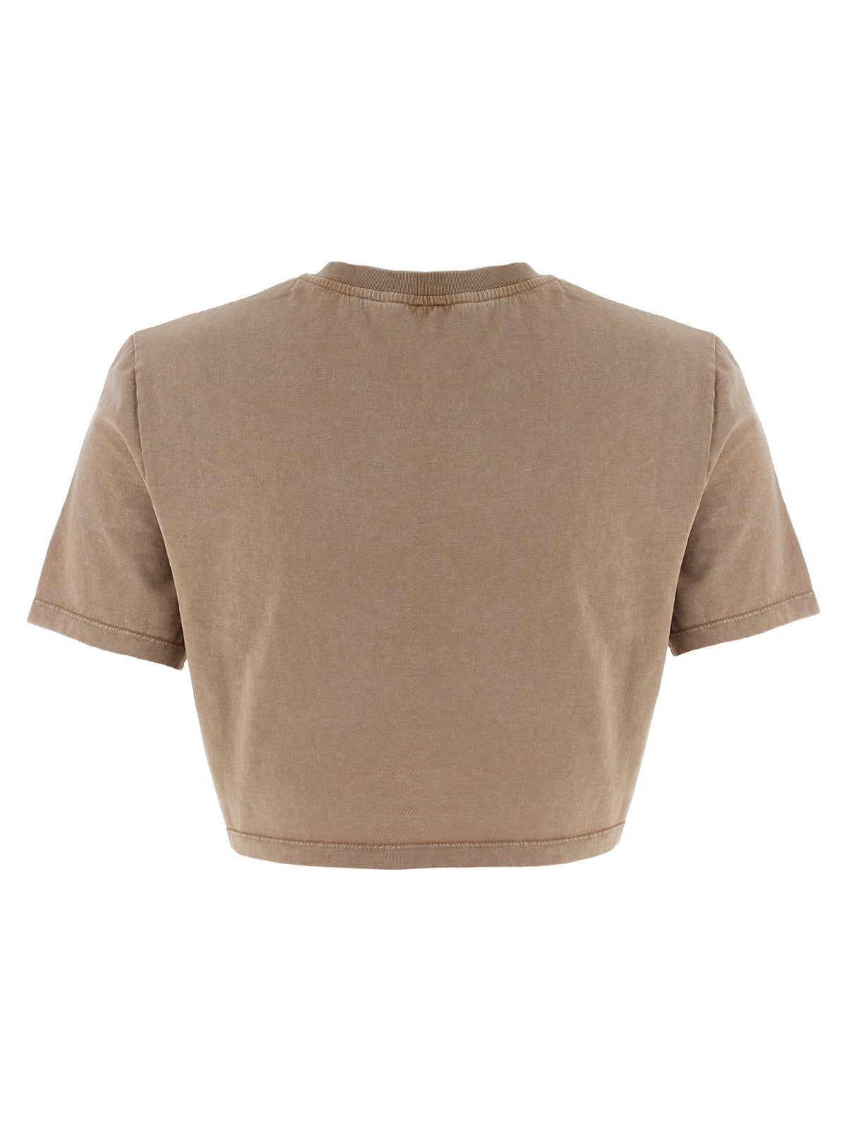 Brown Cotton T-Shirt