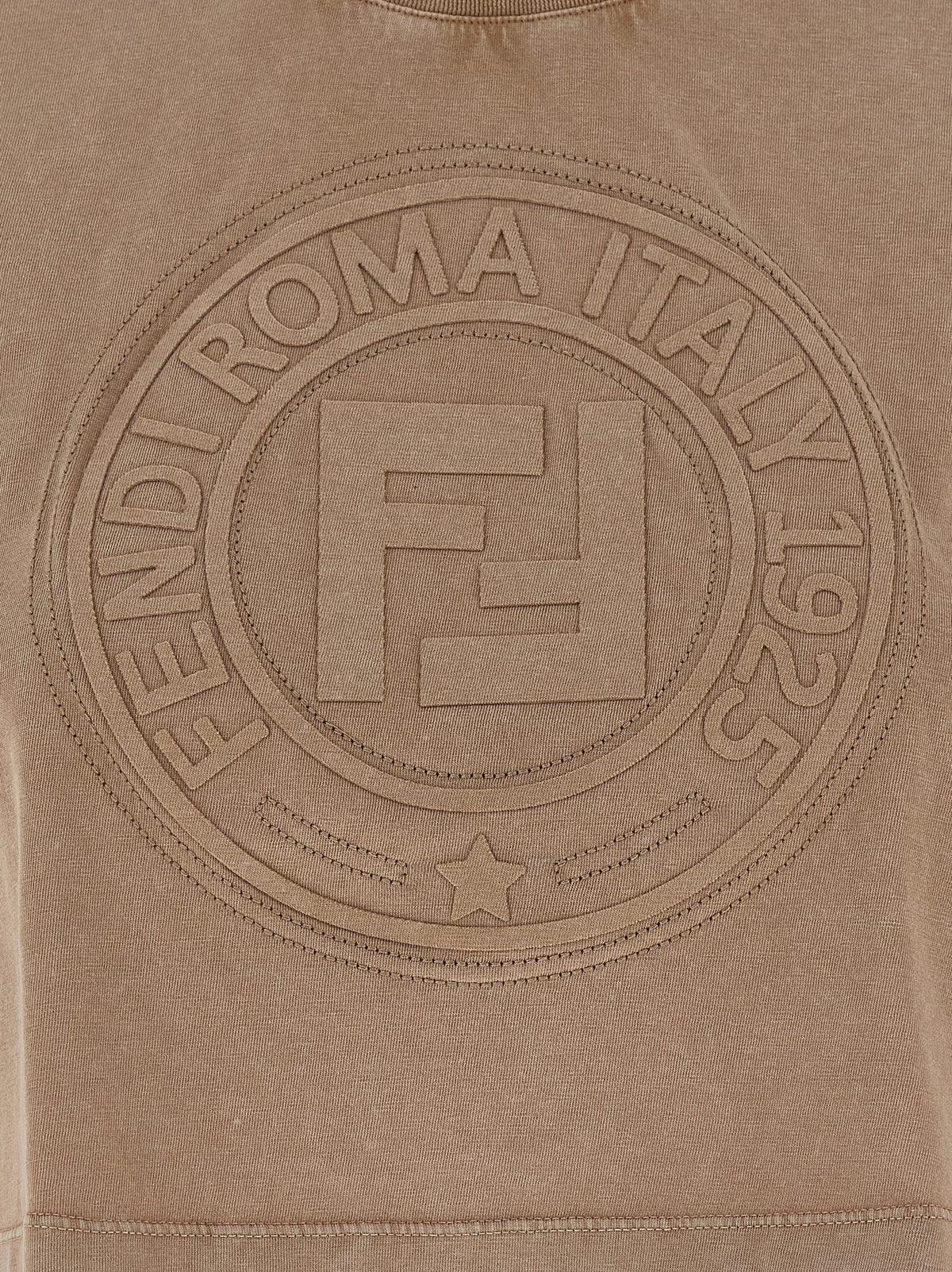 Brown Cotton T-Shirt