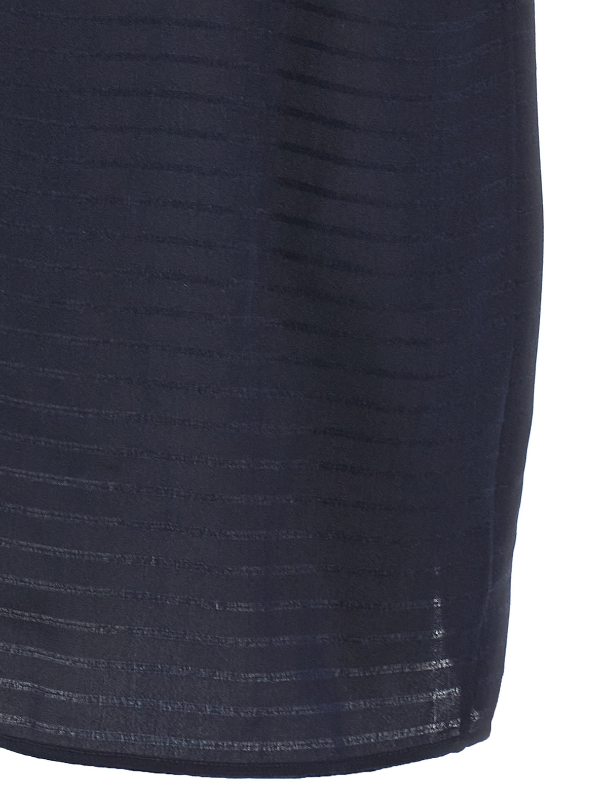 Blue Silk Polo Shirt
