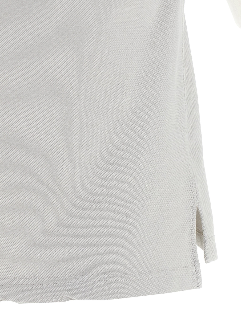 Gray Cotton Polo Shirt