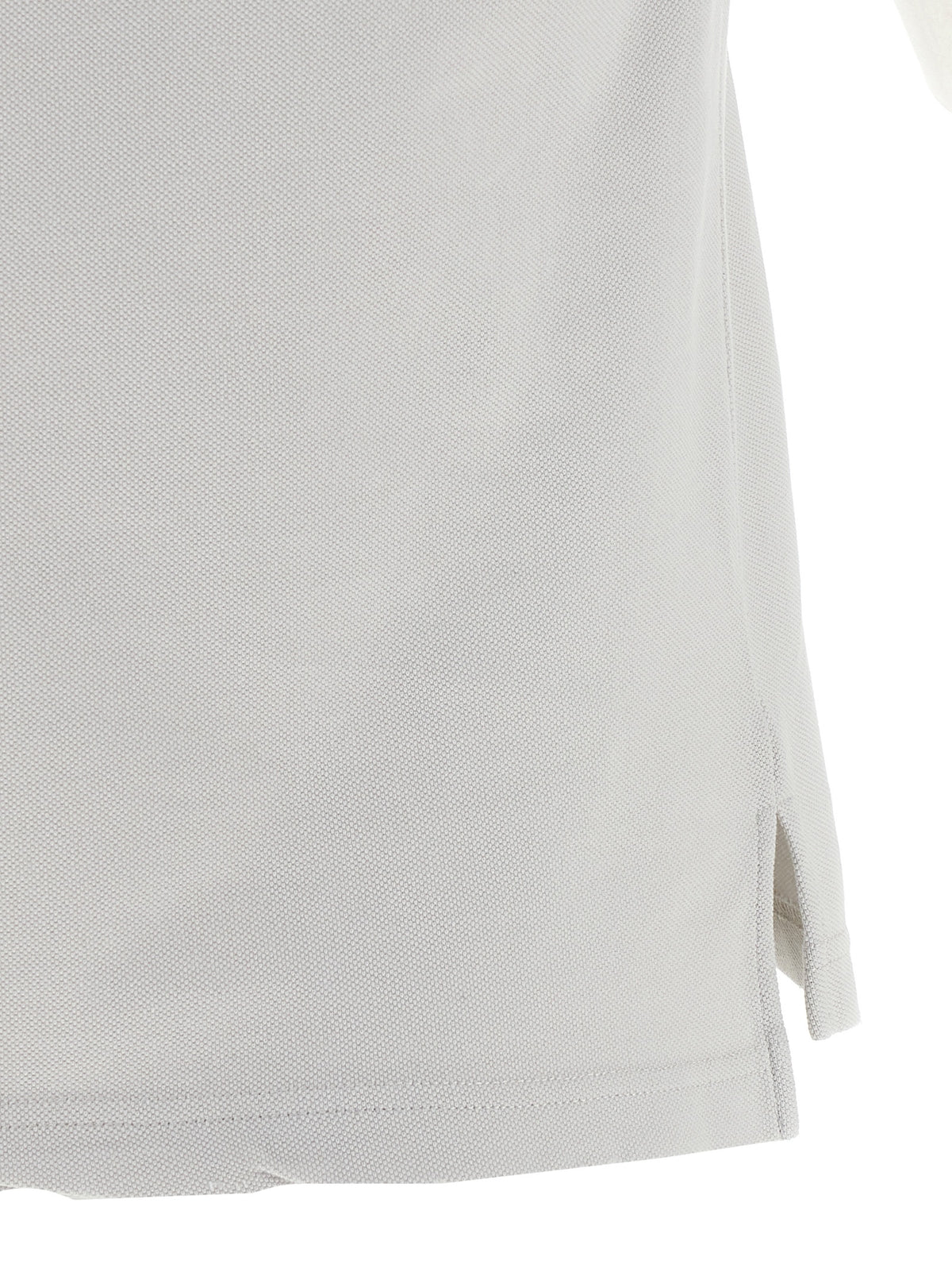 Gray Cotton Polo Shirt