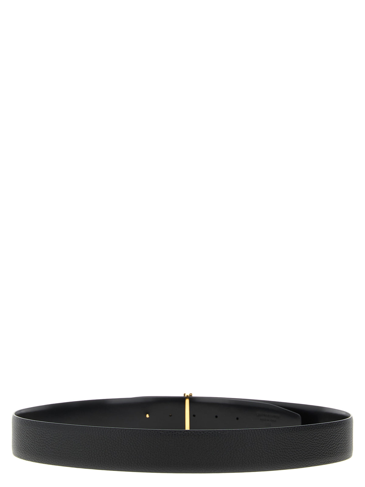 Black Calfskin Regular Belt