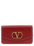 Red Calfskin Clutch Bag