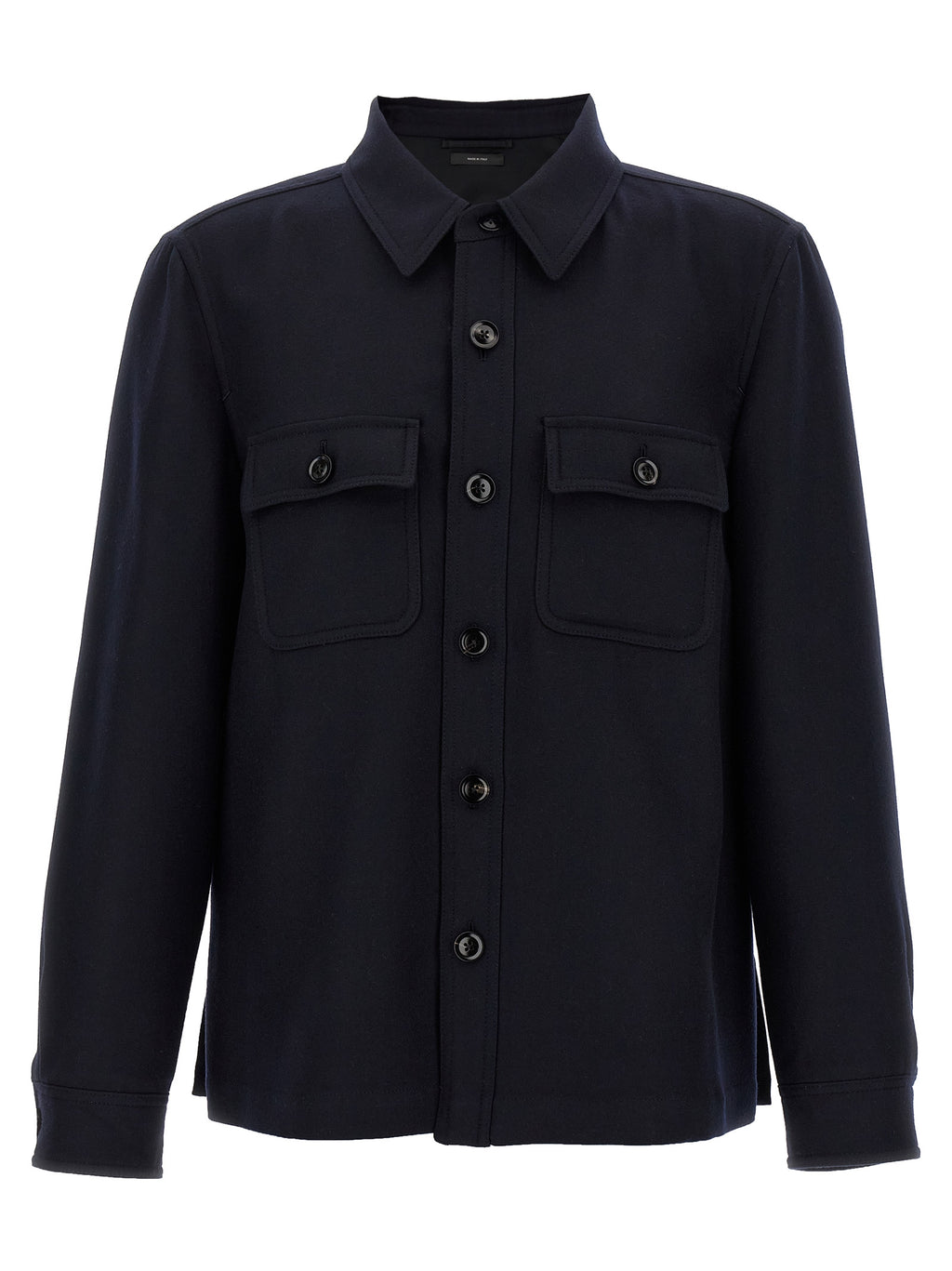 Blue Wool Blouse