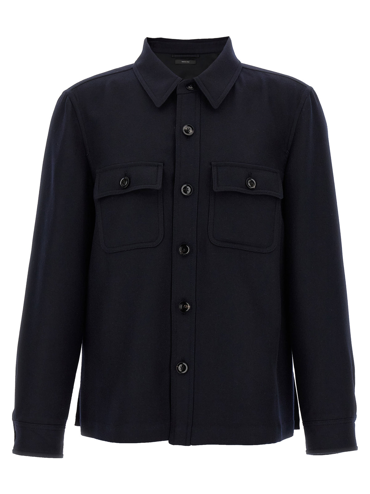 Blue Wool Blouse