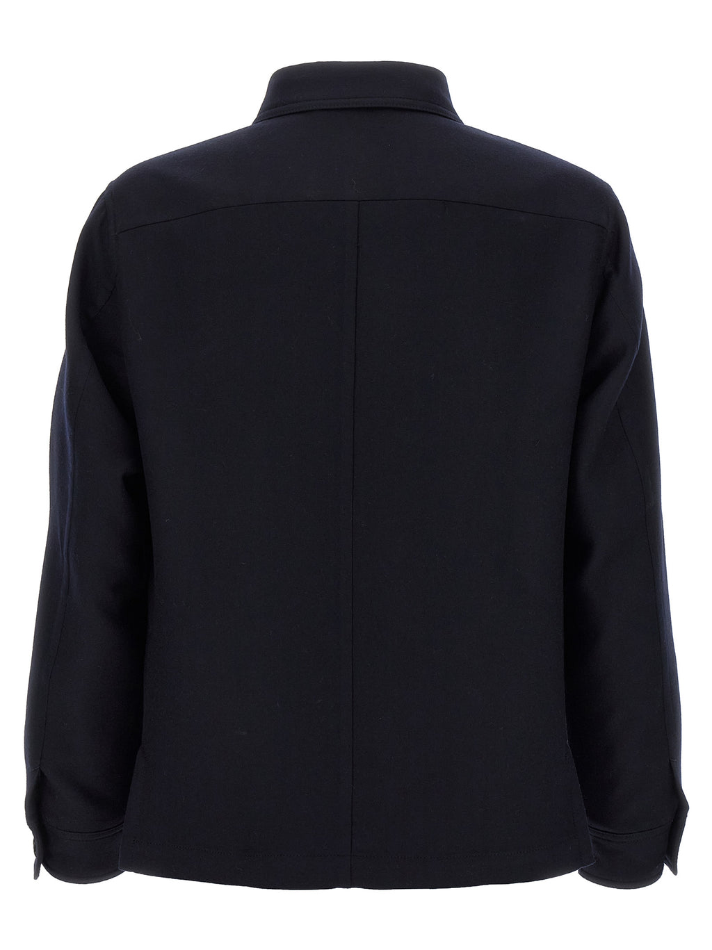 Blue Wool Blouse