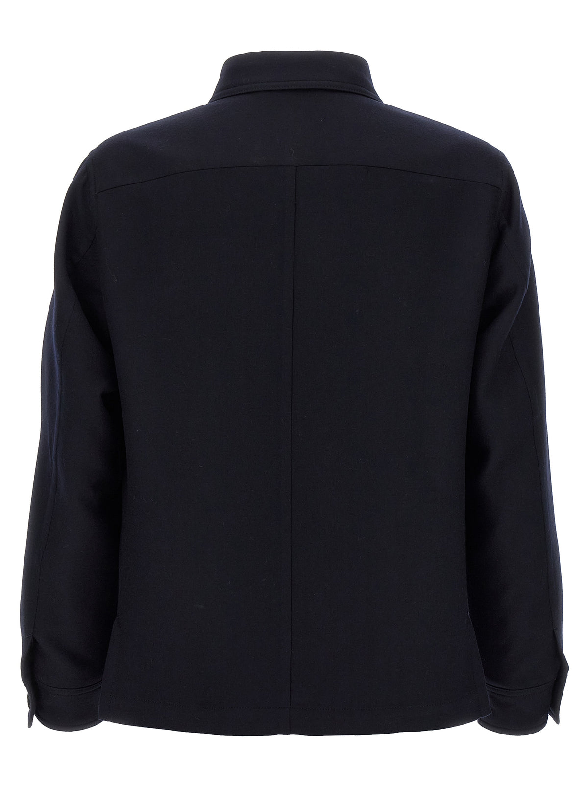 Blue Wool Blouse