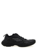 Black Calfskin Athletic Sneakers