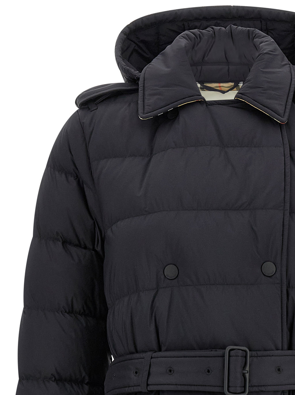 Black Polyamide Coat