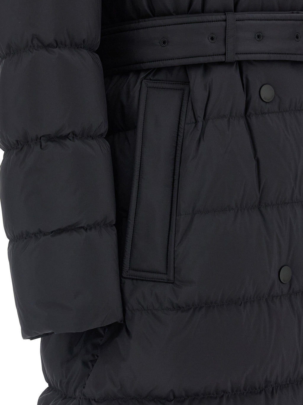 Black Polyamide Coat