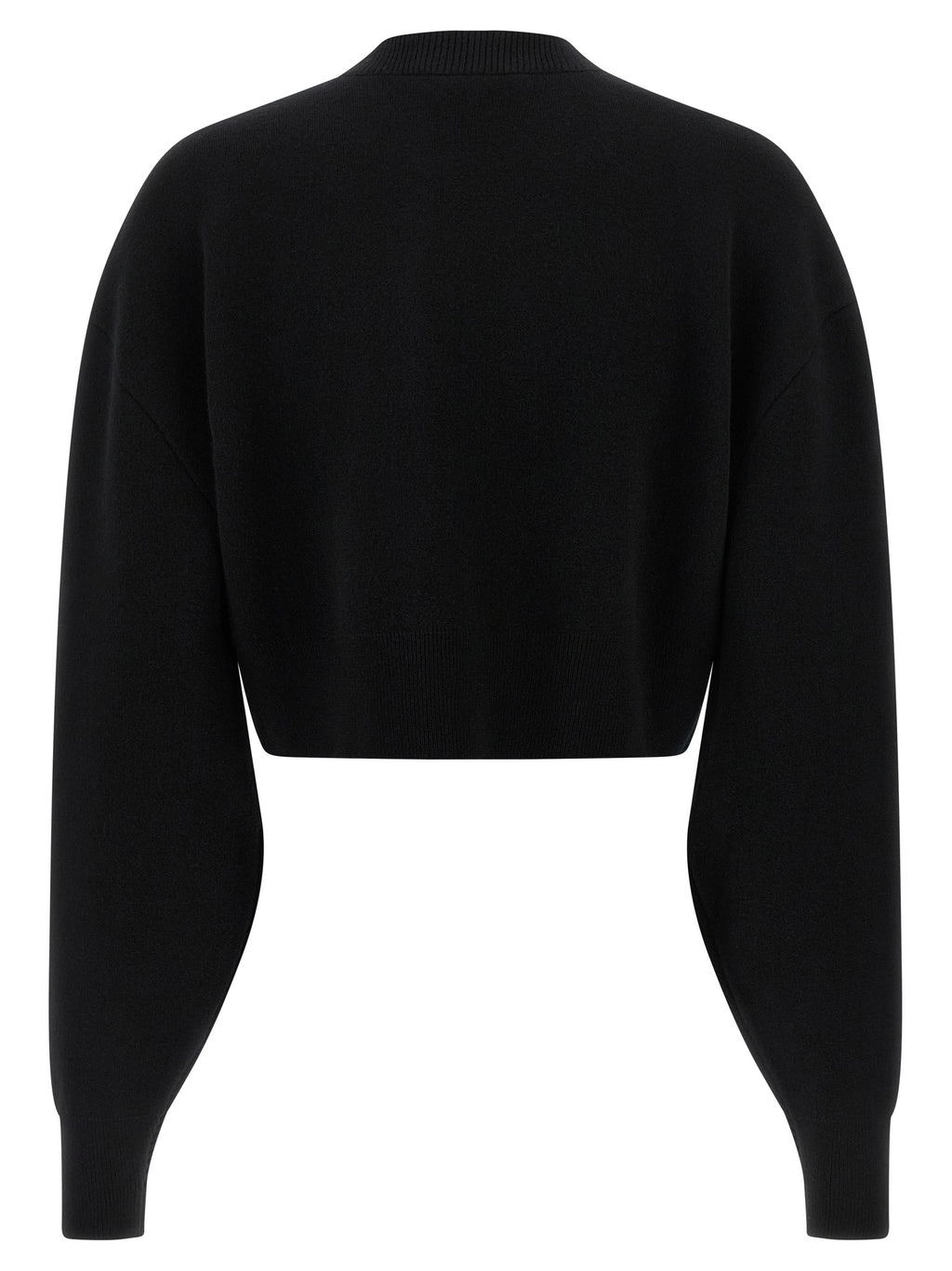 Black Virgin Wool Cardigan