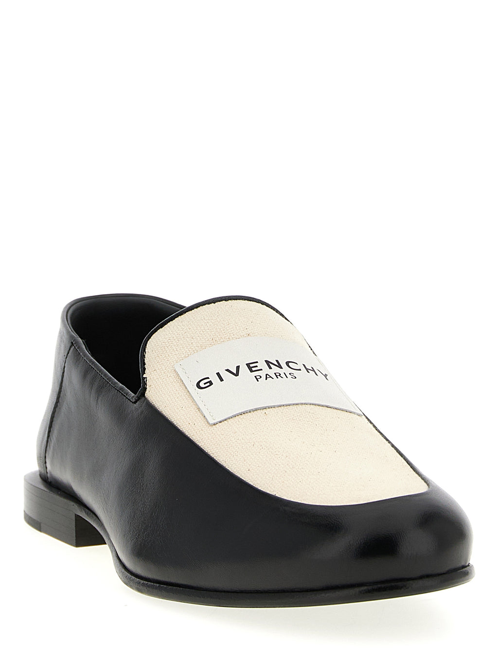 Black Lamb Leather Slip-On Loafers