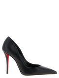 Black Lamb Leather High Heel Pumps
