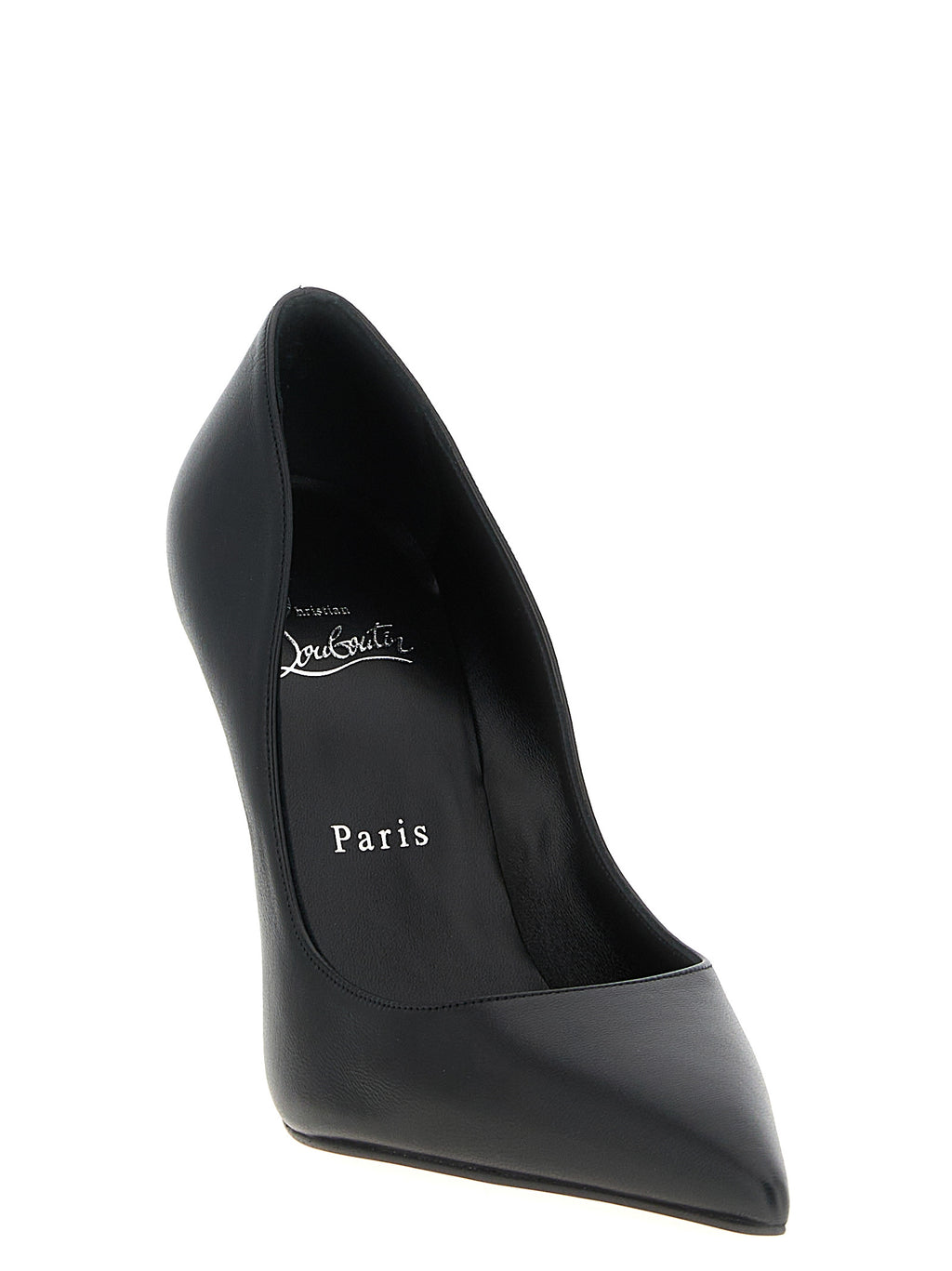 Black Lamb Leather High Heel Pumps