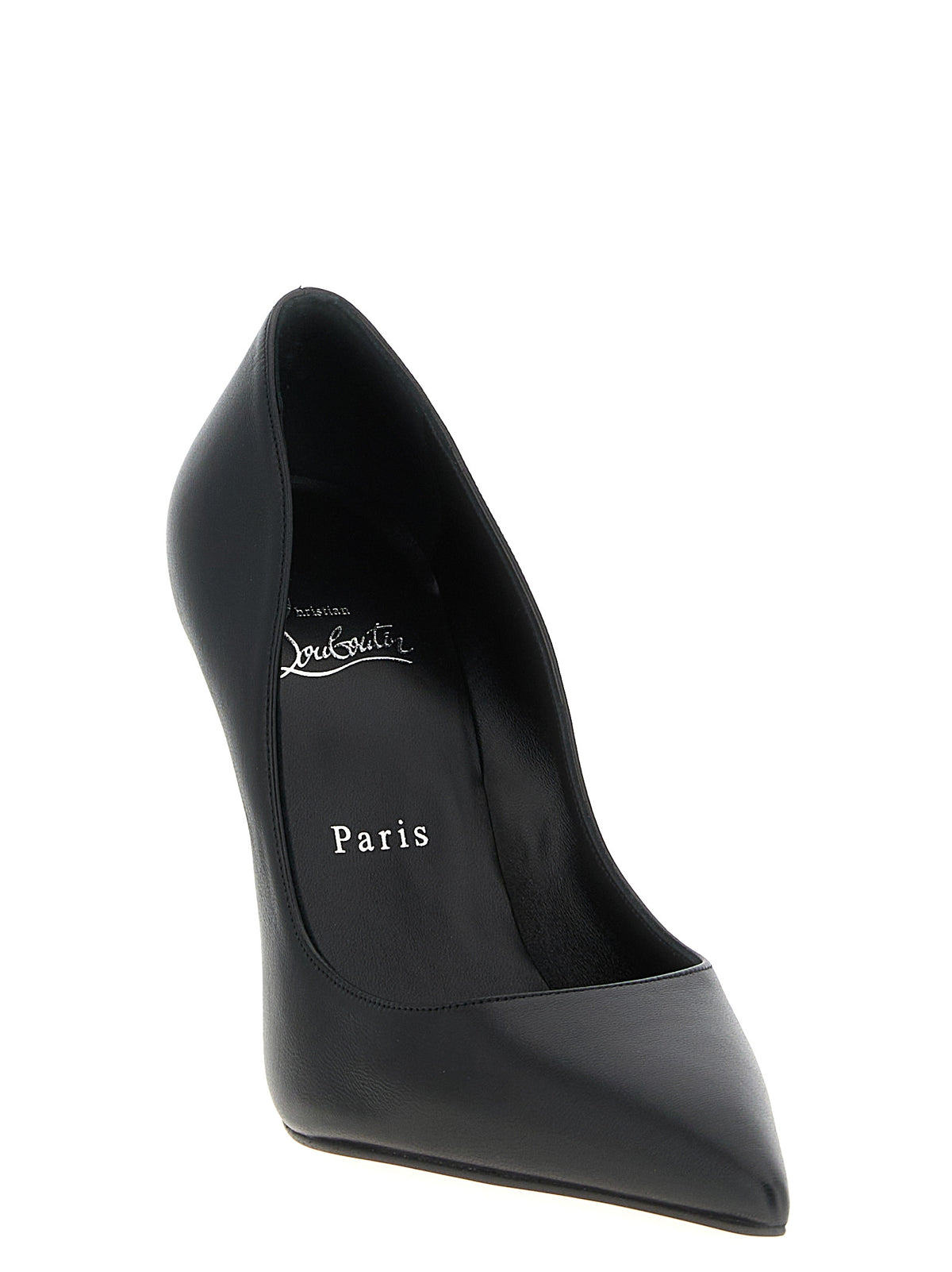 Black Lamb Leather High Heel Pumps