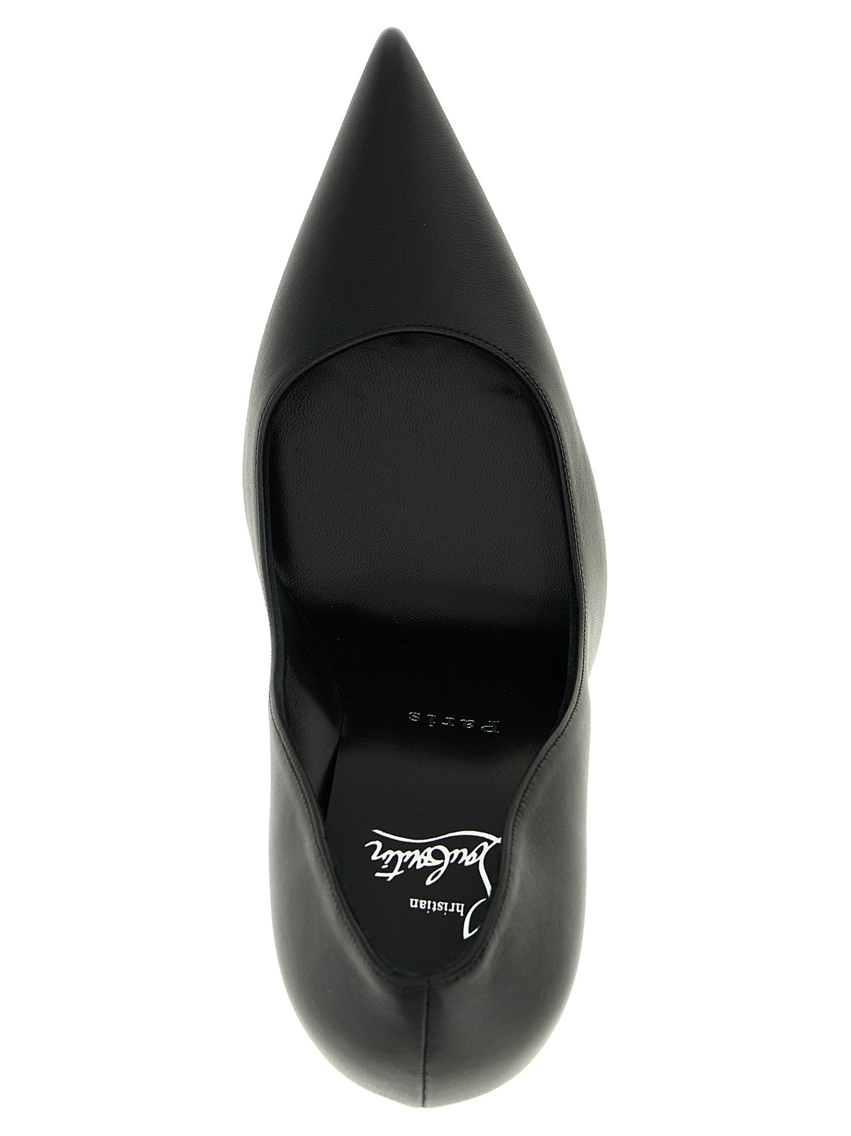 Black Lamb Leather High Heel Pumps