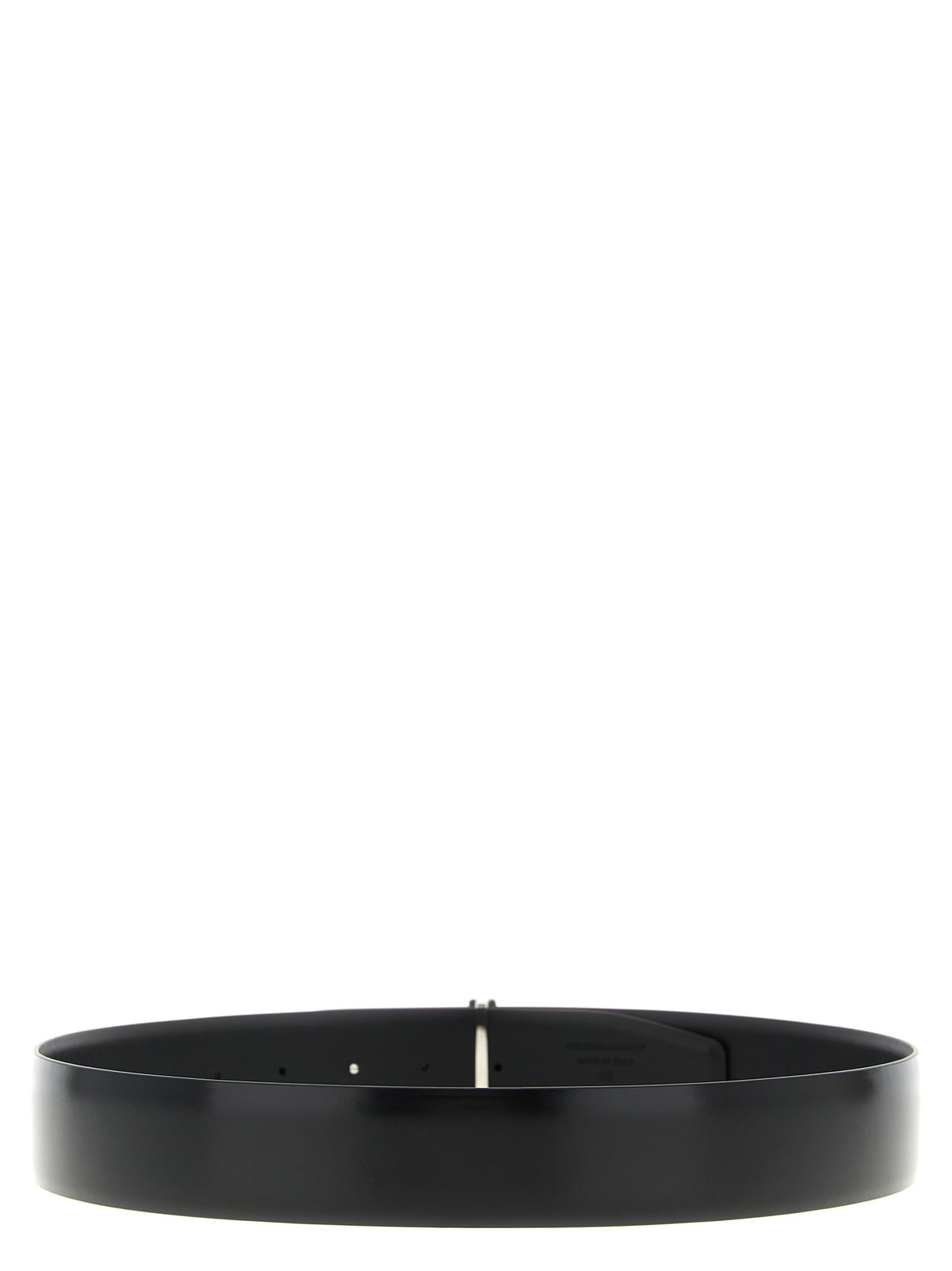Black Calfskin Regular Belt